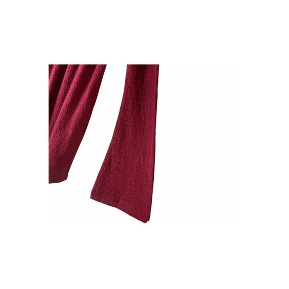 NWT! Isabel Maternity Long Sleeve Maroon Burgundy XS Shirt - Picture 5 of 5